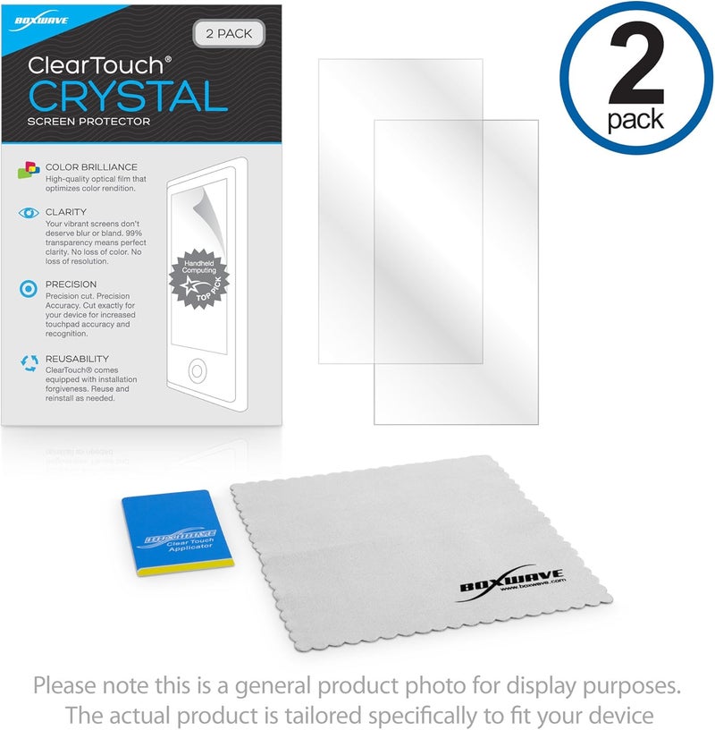 BoxWave Screen Protector Compatible with Neural DSP Quad Cortex - ClearTouch Crystal (2-Pack), HD Film Skin - Shields from Scratches - Image 5